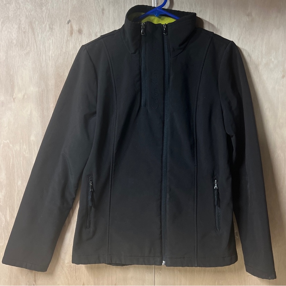 Calvin Klein Performance Women's Zip Up Jacket  Black Sz S